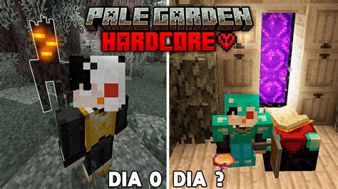 SOBREVIVI Al CREAKING En MINECRAFT HARDCORE PALE GARDEN YouTube