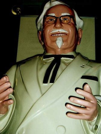 Chicken Feces Sculpture Of Colonel Sanders Peta