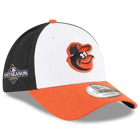 Men's New Era Black Baltimore Orioles 2023 Postseason 9FORTY Adjustable Hat