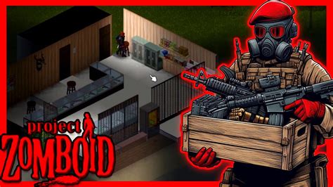 Raiding The Gun Store CURING KNOX Project Zomboid Modded Episode