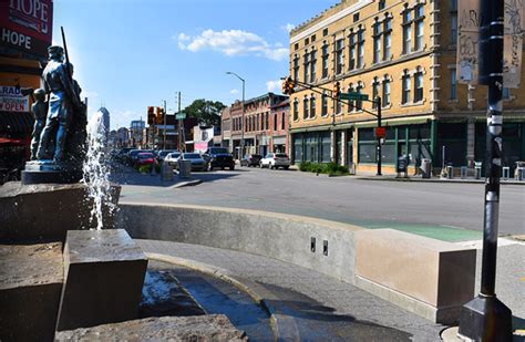 Fountain Square Indianapolis- Sam's Silver Circle