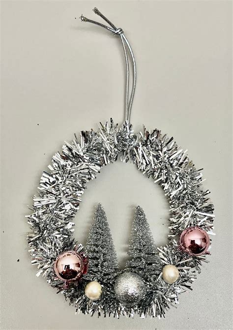 Vintage Inspired Tinsel Ornament - Etsy