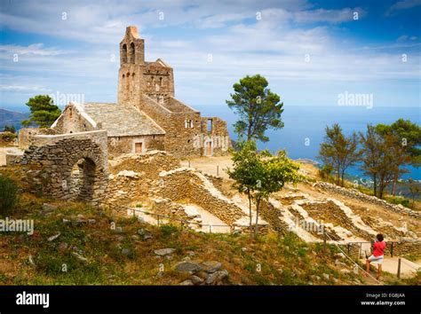 Ruins Of A Medieval Town Stock Photo Alamy