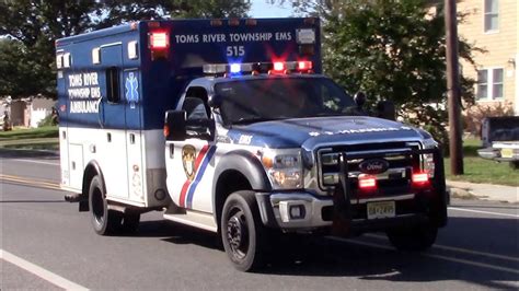 Toms River Twp Police Ems Ambulance Responding Youtube