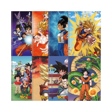 Caderno Brochurão Grande Dragon Ball 80 Folhas São Domingos Material