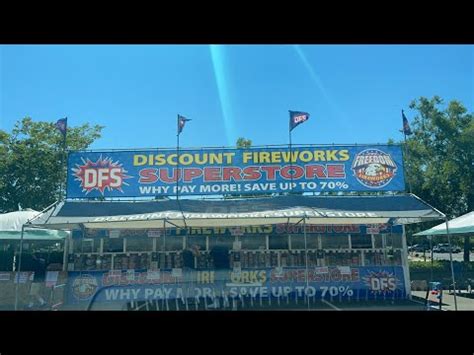 Dfs Freedom Fireworks Stand Walk Through Elk Grove California