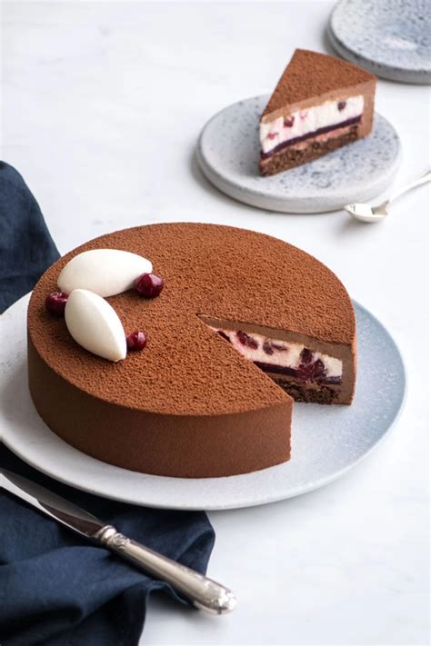 Entremets Fa On For T Noire Empreinte Sucr E G Teaux Et Desserts