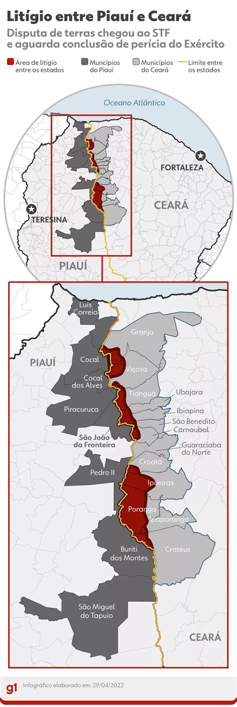 Disputa Territorial Entre Cear E Piau Entenda O Que Pode Mudar E O