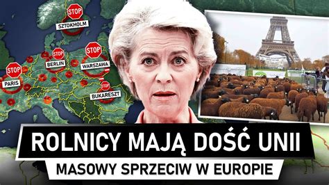 Rolnicy w EUROPIE mają DOŚĆ zablokują WSZYSTKIE STOLICE YouTube