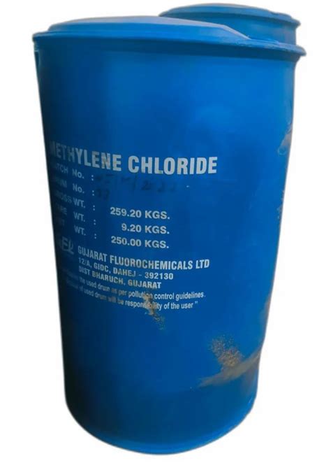 Industrial Grade Methylene Chloride Liquid 99 Packaging Size 200L