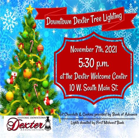 Downtown Dexter Tree Lighting 2021 Event