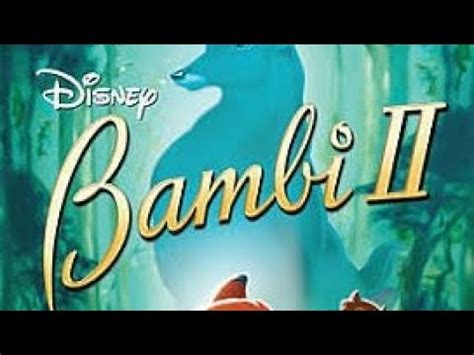 Opening Closing To Bambi 2 Special Edition 2011 DVD YouTube