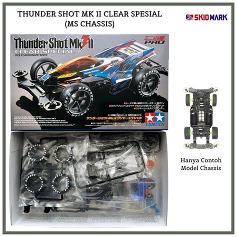 Jual Mobil Rakit Tamiya Mini 4WD Thunder Shot MK II Clear Spesial MS