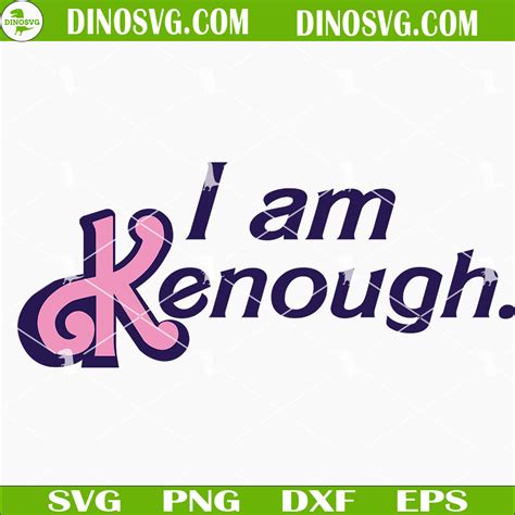 I Am Kenough Svg Barbie Ken Svg Barbenheimer Svg Funny Ken Svg Files