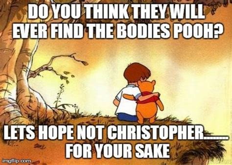 13 brilliantly dark Winnie the Pooh interpretations in 2023 | Funny quotes, Sick humor, Really funny