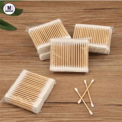 Wood Cotton Buds Swab Applicator Stick Shopee Philippines