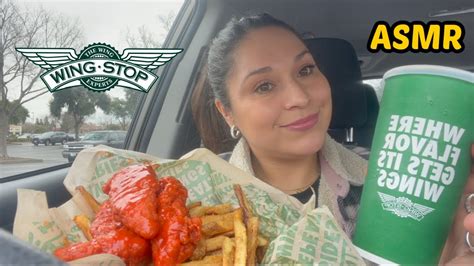 Asmr Wingstop Chicken Tenders Original Hot Seasoned Fries Car Mukbang