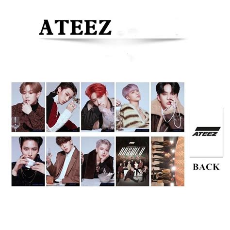 Photocards Ateez Diff Rents Models Kpop Shop Best Kpop Album