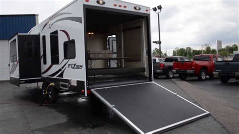 2014 Keystone Rv Fuzion 301 Toy Hauler At Youtube