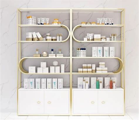 Cosmetics Display Cabinet Beauty Salon Nail Store Product Display Shelf