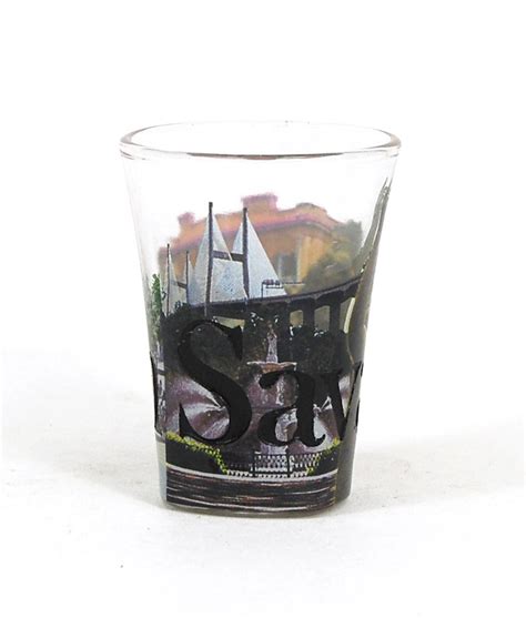 Savannah Color Shot Glass Americaware