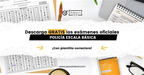 Descarga Gratis Ex Menes De Polic A Escala B Sica Prueba Conocimientos