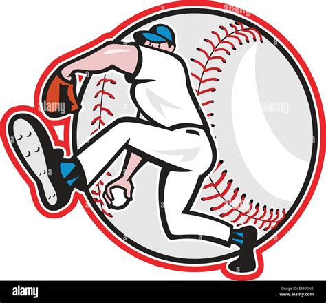 Baseball Pitcher Throw Ball Cartoon Hi Res Stock Photography And Images