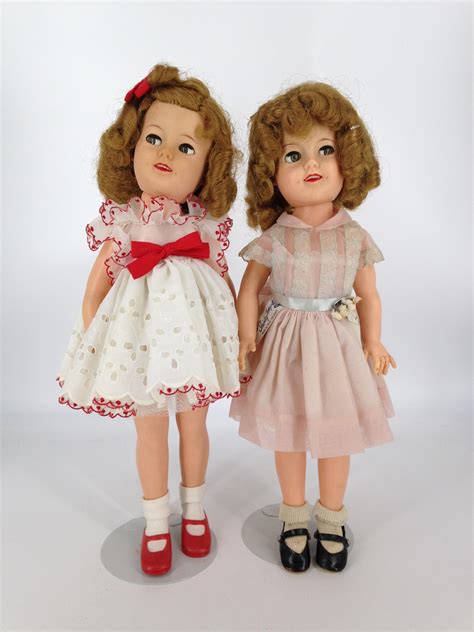 Lot 2 17 Vintage Shirley Temple Flirty Eye Vinyl Dolls By Ideal