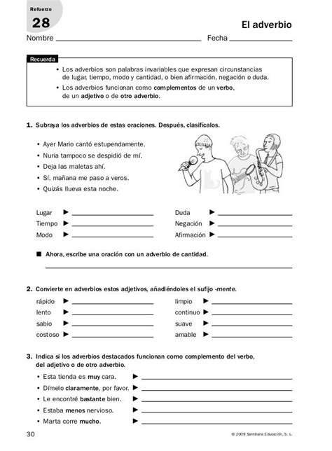 6º Primaria Fichas De Ampliación Y Refuerzo Lengua La Casa Del Saber Apuntes De Lengua