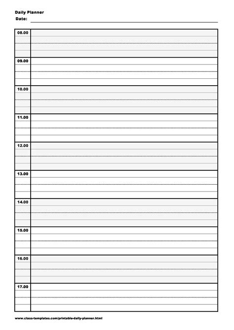 15 Minute Appointment Template