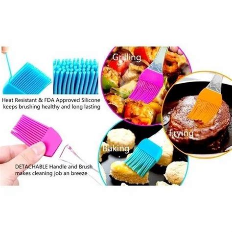 Handle Brush Medium Silicone Oil Brush For Cooking At Rs 9piece In Surat