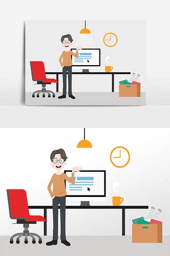 卡通商务上班族办公矢量元素设计元素10241540图片素材免费下载 编号1101967 潮点视频