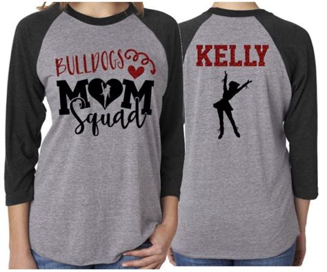 Glitter Drill Team Mom Squad Shirt Drill Team Shirts Drill Team Mom