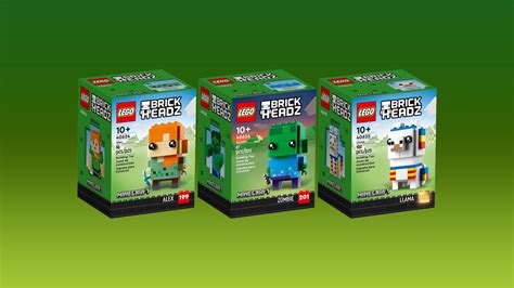 Three New Lego Minecraft Brickheadz Sets And Will