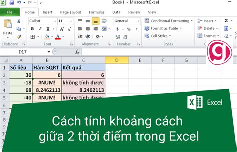 Hướng dẫn cách tính khoảng cách giữa 2 thời điểm trong Excel