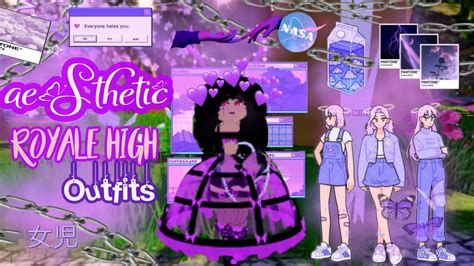 𝒜𝑒𝓈𝓉𝒽𝑒𝓉𝒾𝒸 royale high outfit ideas YouTube