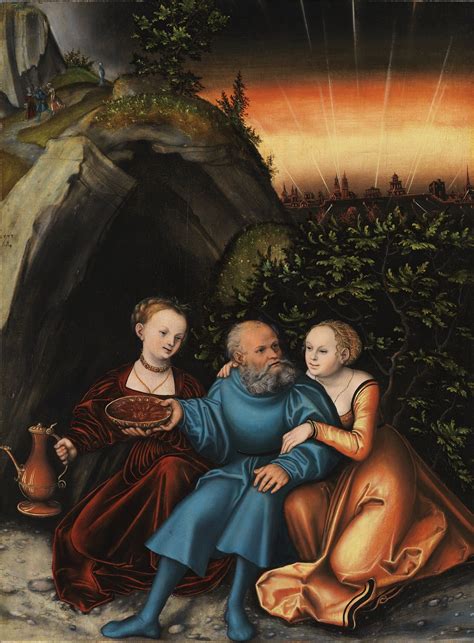 Lucas Cranach The Elder Lot And His Daughters Alte Pinakothek 1472