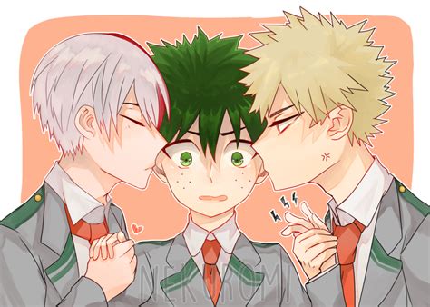 Todoroki X Deku X Kacchan By Nekuromii My Hero Academia Shouto My Hero