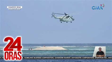 Mababang Lipad Ng Chinese Navy Helicopter Nagpatalsik Ng Mga Coral 3