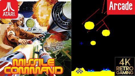 Missile Command Arcade Atari 1980 4k Gameplay Youtube