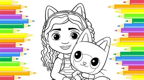 Gabby And Pandy Paws Colouring YouTube