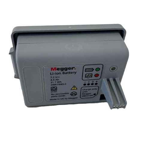 Megger Mbp44 Lithium Ion Rechargeable Battery Module Mft X1 1013 450 Testermans