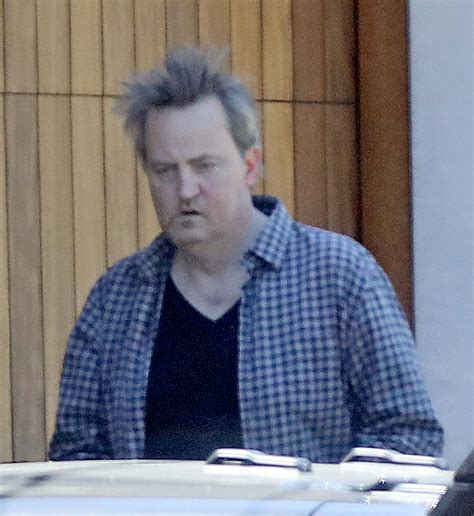 Friends Star Matthew Perry Is Seen For The First Time In Six Months Looking Disheveled During