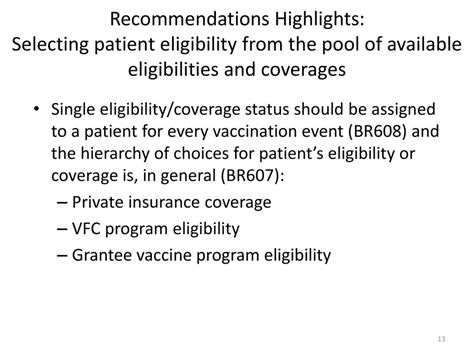 Iis Vfc Collaboration Vfc Program And Grantee Immunization Programs Eligibilities Loretta A