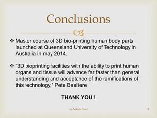 D Bioprinting Ppt