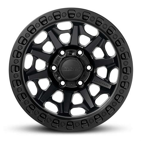 Black Rock Cage Satin Black X X Wheel Cnc Wheels