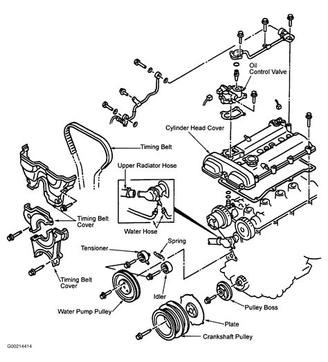 Diagram Mazda Protege Serpentine Belt Routing And Timing Belt