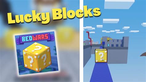 Lucky Blocks In Roblox Bedwars Youtube