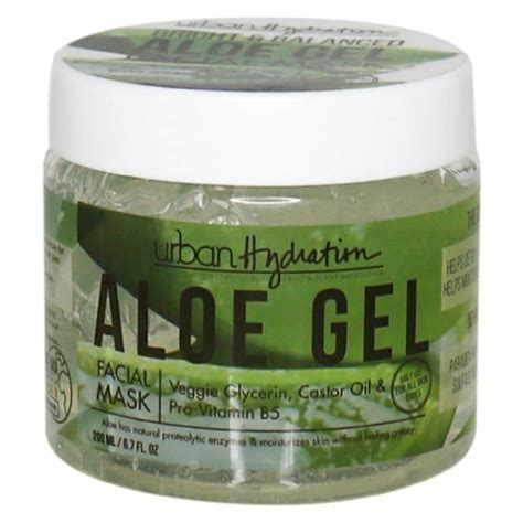 Urban Hydration Bright And Balanced Aloe Vera Leaf Gel Face Mask Walgreens