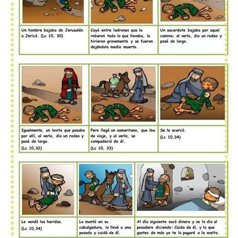 Observa Las Im Genes Y Describe Las Escenas De La Par Bola Del Buen